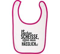 Camiseta stown Baby Peto Icono Alemán ya está Scheisse, cuando se hässlich es rosa rosa