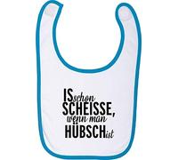 Camiseta stown Baby Peto Icono Alemán ya está Scheisse, cuando se Hübsch es azul azul claro