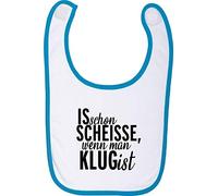 Camiseta stown Baby Peto Icono Alemán ya está Scheisse, cuando se Klug es azul azul claro