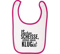 Camiseta stown Baby Peto Icono Alemán ya está Scheisse, cuando se Klug es rosa rosa