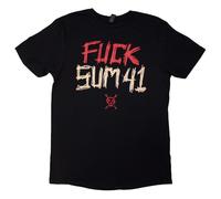 Camiseta Sum 41 Tour 24 F**k Sum 41 T, Negro , XL