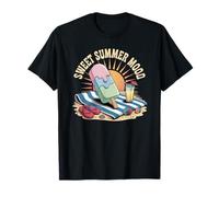 Camiseta Sweet Summer Mood Seaside Holiday Fun Ice Cream Camiseta