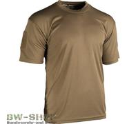 Mil Tec Camiseta Tactical Quick Dry Dark Coyote Medium Unisex Adulto