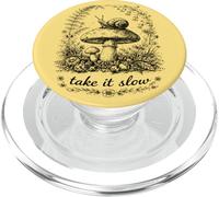 Camiseta Take It Slow Snail, Cottagecore Mushroom PopSockets PopGrip para MagSafe