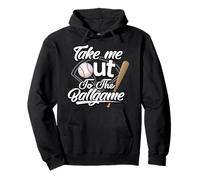 Camiseta Take Me out to The Ball Game. Tallas Familiares Sudadera con Capucha