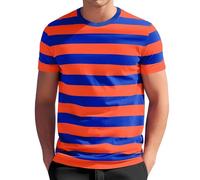 Camiseta Tallas Grandes Estampado Palmeras Classics Verano Holgada Talla Grande Rebajas Verano Quotidiano Taglie Forti Regolare Tinta Unita