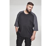Camiseta tallas grandes Urban Classic contrat 3/4 leeve raglan 4XL
