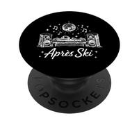 Camiseta Team Après-Ski Party Música DJ de Fiesta PopSockets PopGrip Adhesivo