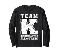 Camiseta Team K Kindergarten All Stars para Profesores de Deportes para niños y niñas Manga Larga