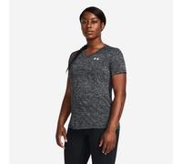 Camiseta Tech™ Twist Mujer Negro Cuello Pico S