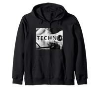 Camiseta Techno Rebellion, Raw Underground Streetwear Statement Sudadera con Capucha