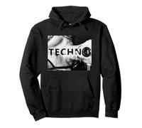 Camiseta Techno Rebellion, Raw Underground Streetwear Statement Sudadera con Capucha