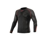 Alpinestars Ride Tech V2 Camisa funcional Longsleeve, negro-rojo, tamaño M L