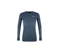 Camiseta técnica de hombre Salewa Zebru Responsive L/s Tee (denim oscuro)