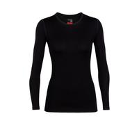 Camiseta técnica de mujer Icebreaker 260 Tech Ls Crewe (negro)