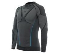 Dainese Dry LS Capa de Base Superior, Negro/Azul, M para Hombre
