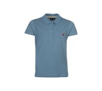 Camiseta técnica HKM infantil Polo Shirt Claire - Smokey Blue / EU110-116/age 4-6