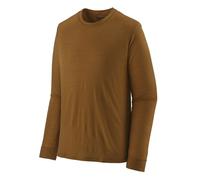 Camiseta técnica Patagonia M's L/S Cap Cool Merino Blend Shirt (Wolf Brown) Hombre