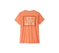 Camiseta técnica Patagonia W's Cap Cool Daily Shirt - Mother Rays (Peach Sherbet) Mujer