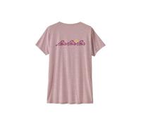 Camiseta técnica Patagonia W's Cap Cool Daily Shirt - Trailcheck (Quiet Violet) Mujer