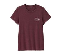 Camiseta técnica Patagonia W's Cap Cool Trail Shirt - Stratapeaks (Berry Fig) Mujer