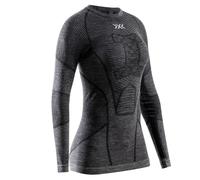 X-Bionic - Ropa interior térmica mujer - Symbio Merino Shirt LS W Rhino Grey de Lana - Talla XS - Gris Gris XS
