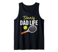 Camiseta Tennis Dad Life - Camiseta Deportiva para papá del día del Juego Camiseta sin Mangas