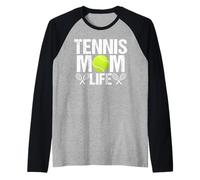 Camiseta Tennis Mom Life - Camiseta Deportiva para mamá del día del Juego Camiseta Manga Raglan