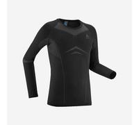 ODLO 195792-60056 BL Top Crew Neck L/S Fundamentals PERFOR - Black/ODLO Graphite Grey Sweatshirt Hombre Tamaño M