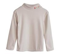 Camiseta Térmica Manga Larga para Ninas Cuello Cálida Ninos Pequenos Cómoda Transpirable Otono Invierno.