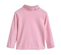 Camiseta Térmica Manga Larga para Ninas Cuello Cálida Ninos Pequenos Cómoda Transpirable Otono Invierno.