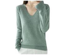 Camiseta Térmica Mujer Camiseta Mujer Manga Larga Cuello V Tejido Suave Al Tacto Alta Elasticidad se Adapta A Distintas Figuras Transpirable sin Acumular Sudor para Salidas y Paseos para Mujeres