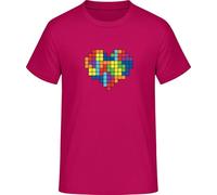 Camiseta Tetris Heart, Sorbet., 3XL