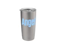Camiseta That Says Angel - Un diseño que dice ángel Vaso térmico de acero inoxidable de doble pared