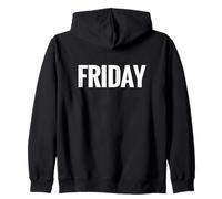 Camiseta That Says Friday - Un diseño Que Dice Viernes Sudadera con Capucha