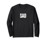 Camiseta That Says Sad - Un diseño Que Dice Triste Manga Larga