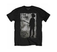 Camiseta The Cure Boys Don't Cry Negra Licencia Oficial Manga Corta CURETS04MB