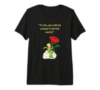 Camiseta The Little Prince with Rose Quote | para los Amantes de los Libros Camiseta Premium