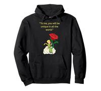 Camiseta The Little Prince with rose quote | Para los amantes de los libros Sudadera con Capucha