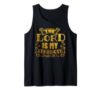 Camiseta The Lord is My Strength, Jesus is my Superhero Shirt Camiseta sin Mangas