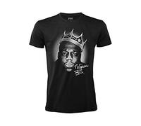 Camiseta The Notorious Big Rapper B.I.G. Hip Hop Música Oficial Negro Algodón Unisex Adulto Niño (XL)