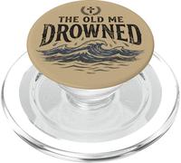 Camiseta The Old Me Drowned - New Life Baptism Transformation 1 PopSockets PopGrip para MagSafe