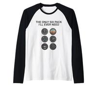 Camiseta The Only Six Pack I'Ll Ever Need con instrume de Color Camiseta Manga Raglan