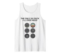Camiseta The Only Six Pack I'Ll Ever Need con instrume de Color Camiseta sin Mangas