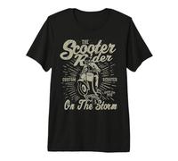 Camiseta The Scooter Rider on The Storm (Camiseta Scooter Genial) Camiseta Premium