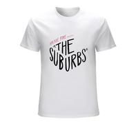 Camiseta The Suburbs Arcade Fire para hombre, blanco, S