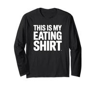 Camiseta This Is My Eating - Comida Divertida Manga Larga