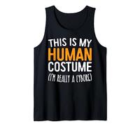 Camiseta This Is My Human Costume I'm Really A Cyborg Camiseta sin Mangas