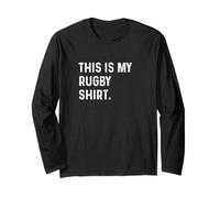 Camiseta This Is My Rugby - Rugby Player Sport Manga Larga