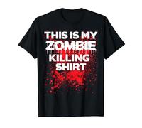 Camiseta This Is My Zombie Killing Camiseta gráfica económica, Hombre, Negro, L